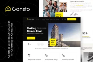 Consto | Industrial Construction Company Theme