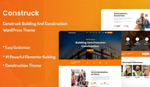 Construck – Building And Construction WordPress Theme