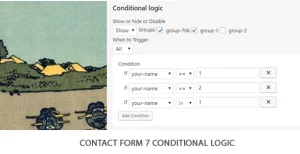 Contact Form 7 Conditional Logic