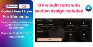 Contact Form 7 Styler Addon For Elementor