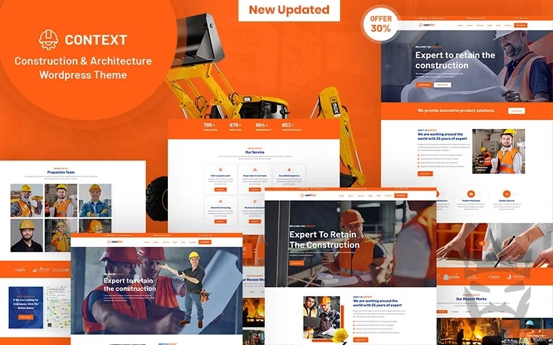 Context - Construction and Architecture Responsive WordPress Theme