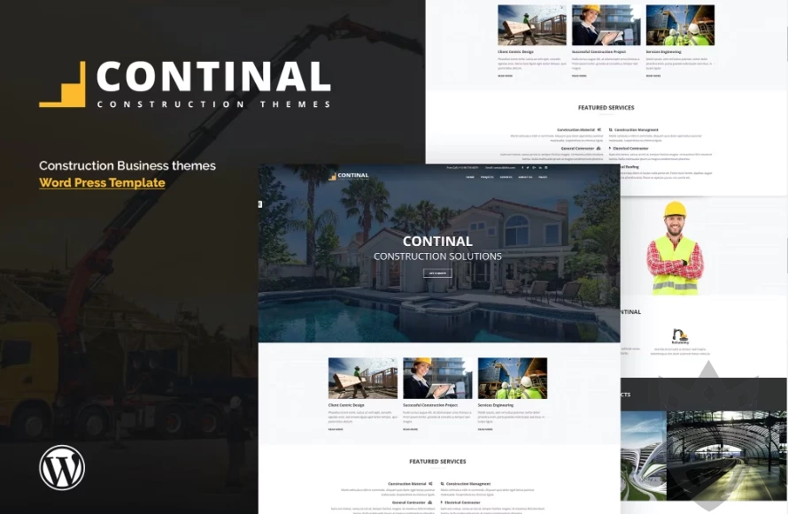 Continal - Construction & Business WordPress Theme