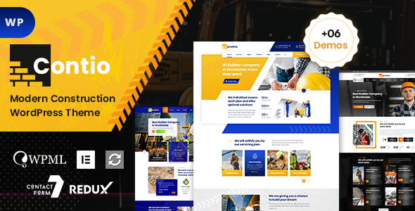 Contio - Construction WordPress Theme