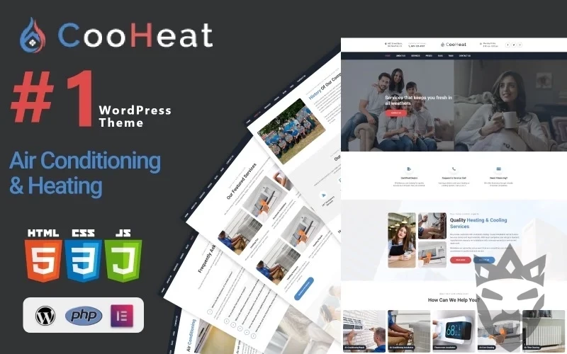 Cooheat - Air Conditioning and Heating WordPress Theme