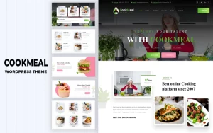 Cookmeal - Cooking and Recipe WordPress Theme