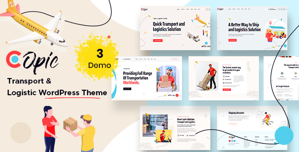 Copic – Transport  Logistics WordPress Theme