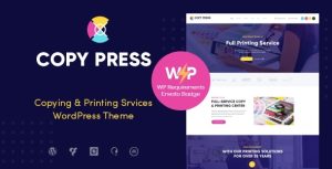 CopyPress | Type Design  Printing Services WordPress Theme