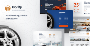 Corify - WordPress Car Listings  Dealership Theme