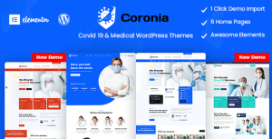 Coronia - Covid 19  Medical  WordPress Themes