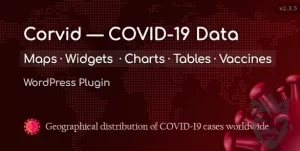 Corvid — Covid-19 data Maps & Widgets for WordPress