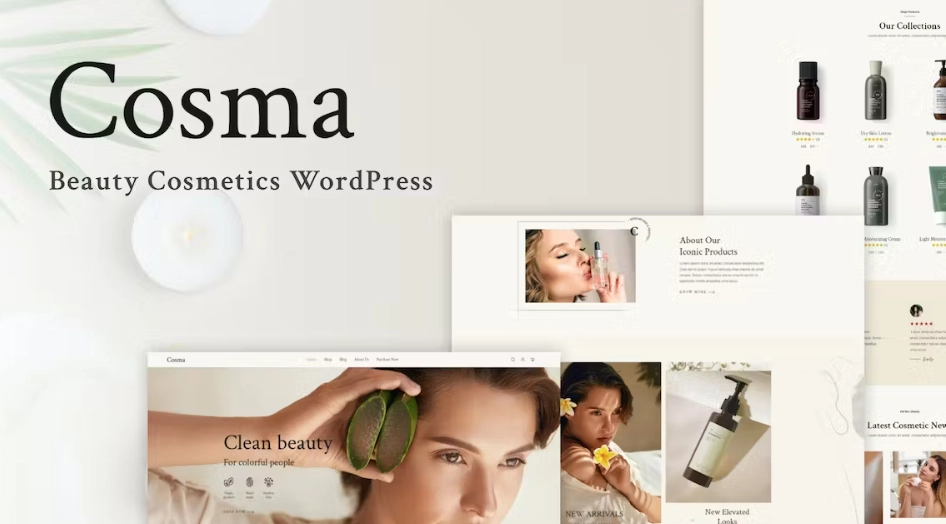 Cosma - Beauty Cosmetics WordPress Theme