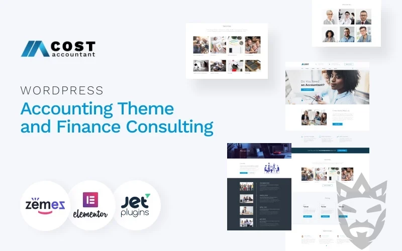 Cost Accountant - WordPress Accounting Theme and Finance Consulting WordPress Theme