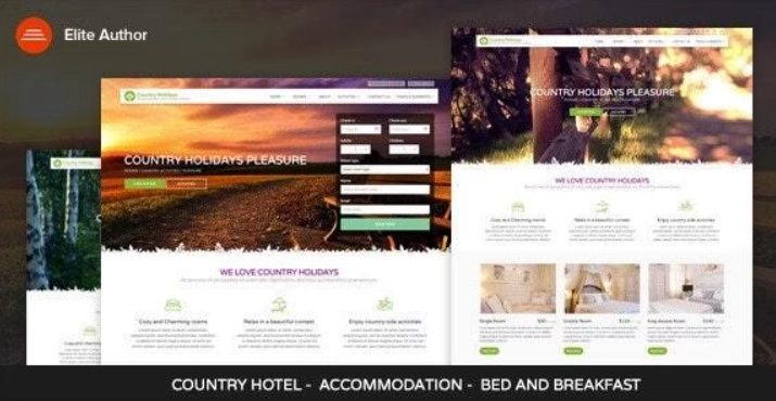 CountryHolidays – WordPress Country Hotel And Bed