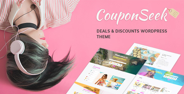 CouponSeek - Deals  Discounts WordPress Theme