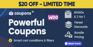 Coupons + | Advanced WooCommerce Coupons Plugin