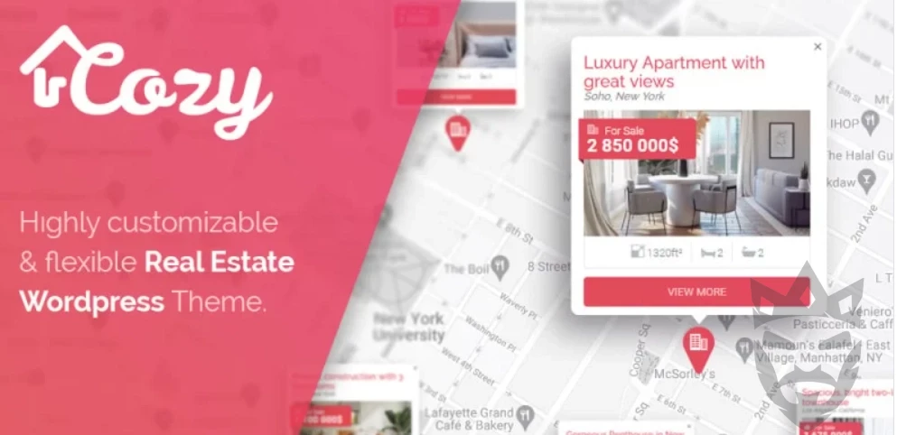 Cozy - Real Estate WordPress Theme