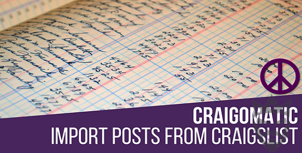 Craigomatic - Craigslist Automatic Post Generator Plugin for WordPress