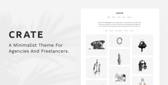 Crate - Minimalist WordPress Theme