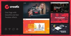 Creatic - One Page Parallax WordPress