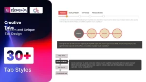 Creative Tabs addon for elementor