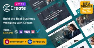 Creote - Corporate  Consulting Business WordPress Theme