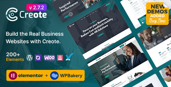 Creote - Corporate  Consulting Business WordPress Theme