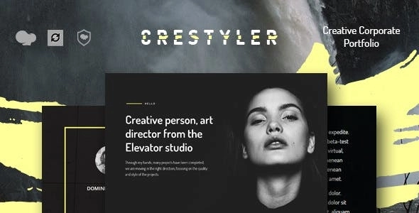 Crestyler - Creative Portfolio WordPress Theme