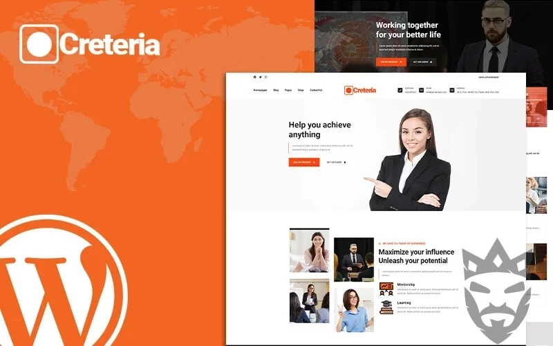 Creteria Modern Digital Agency WordPress Theme