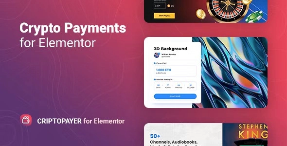 Criptopayer – Crypto Payment Button for Elementor