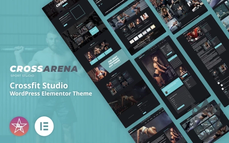 Cross Arena - Crossfit Studio WordPress Elementor Theme WordPress Theme