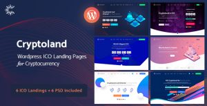 Crypto-land - Crypto Currency ICO  Presale WordPress Theme