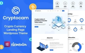 CryptoCam - Crypto Currency & Finance WordPress Theme