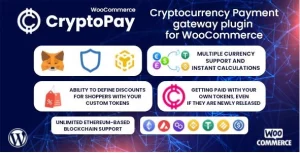 CryptoPay WooCommerce - Cryptocurrency payment gateway plugin