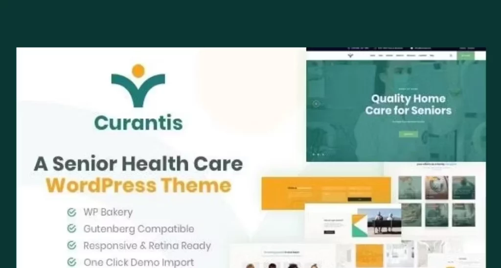 Curantis - Medical Care and Nursing WordPress