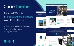 Curie – WordPress Theme For Authors And Writers