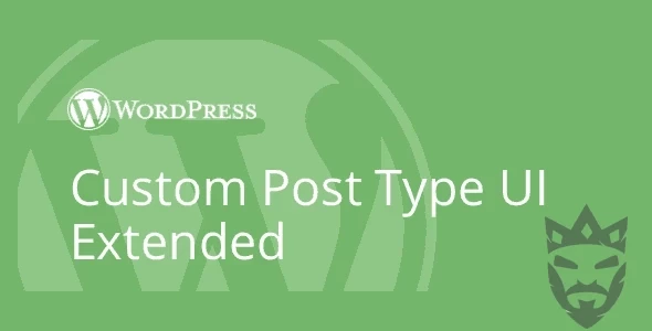 Custom Post Type UI Extended