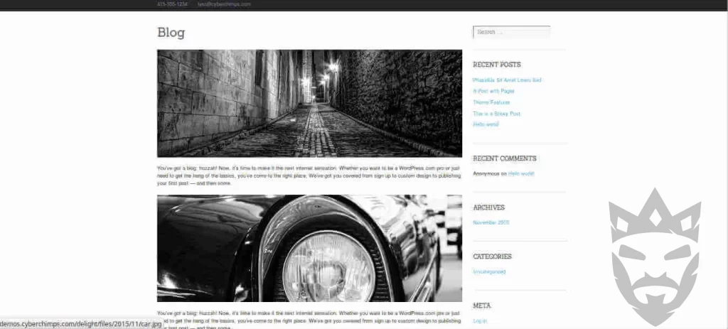 CyberChimps Delight WordPress Theme