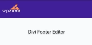 DIVI FOOTER EDITOR Show License