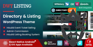 DWT - Directory  Listing WordPress Theme