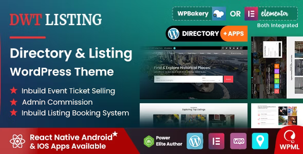 DWT - Directory  Listing WordPress Theme