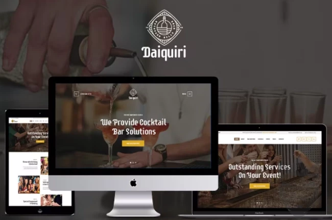 Daiquiri - Bartender Services & Catering WordPress Theme