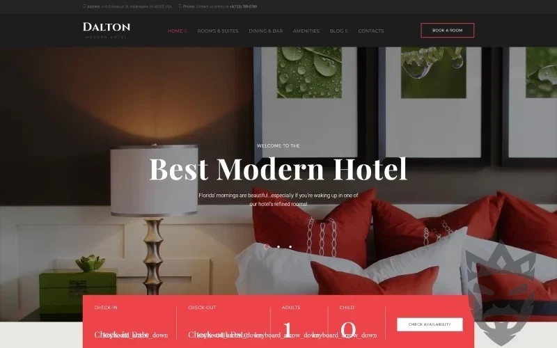 Dalton - Modern Hotel & Resort WordPress Theme