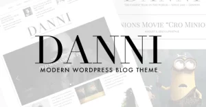 Danni — Minimalist WordPress Blog Theme