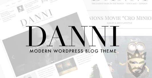 Danni — Minimalist WordPress Blog Theme