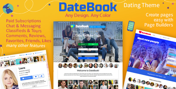 DateBook - Dating WordPress Theme