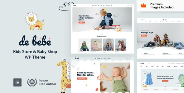 Debebe - Kids Fashion eCommerce WordPress Theme