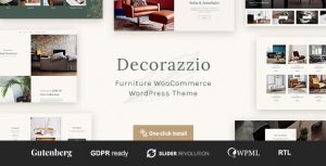 Decorazzio - Interior Design and Furniture Store WordPress Theme