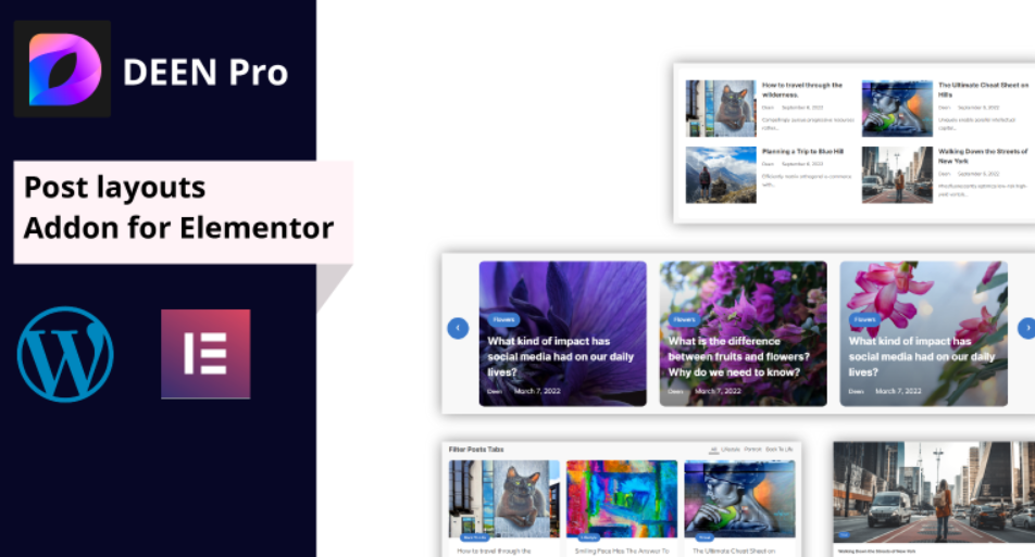 Deen Pro | Post Layouts Addon for Elementor