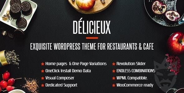 Delicieux | Creative Restaurant WordPress Theme