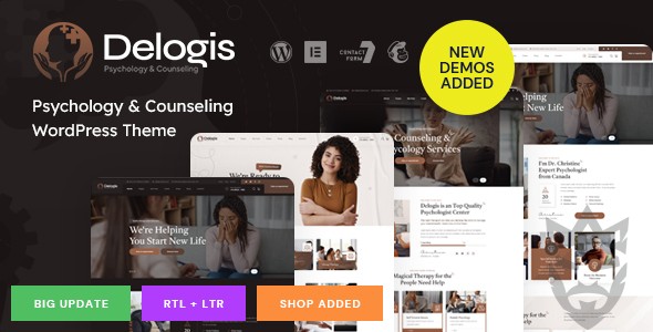 Delogis - Psychology  Counseling WordPress Theme